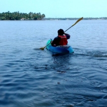 kayaking in kumbalangi